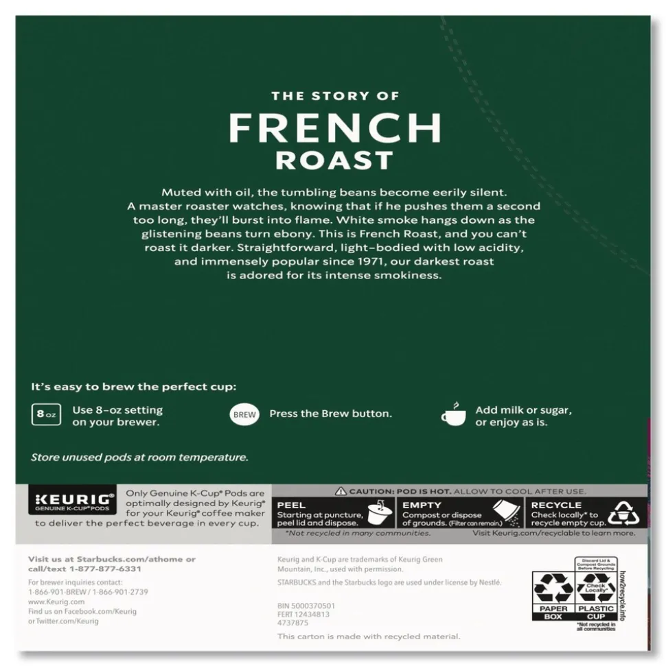 Starbucks K-Cups - French Roast (96/Carton)