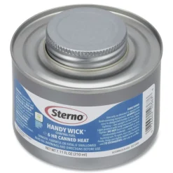 Sterno 6 Hour Burn 7.11 oz Can Methanol Handy Wick Chafing Fuel (24/Carton)