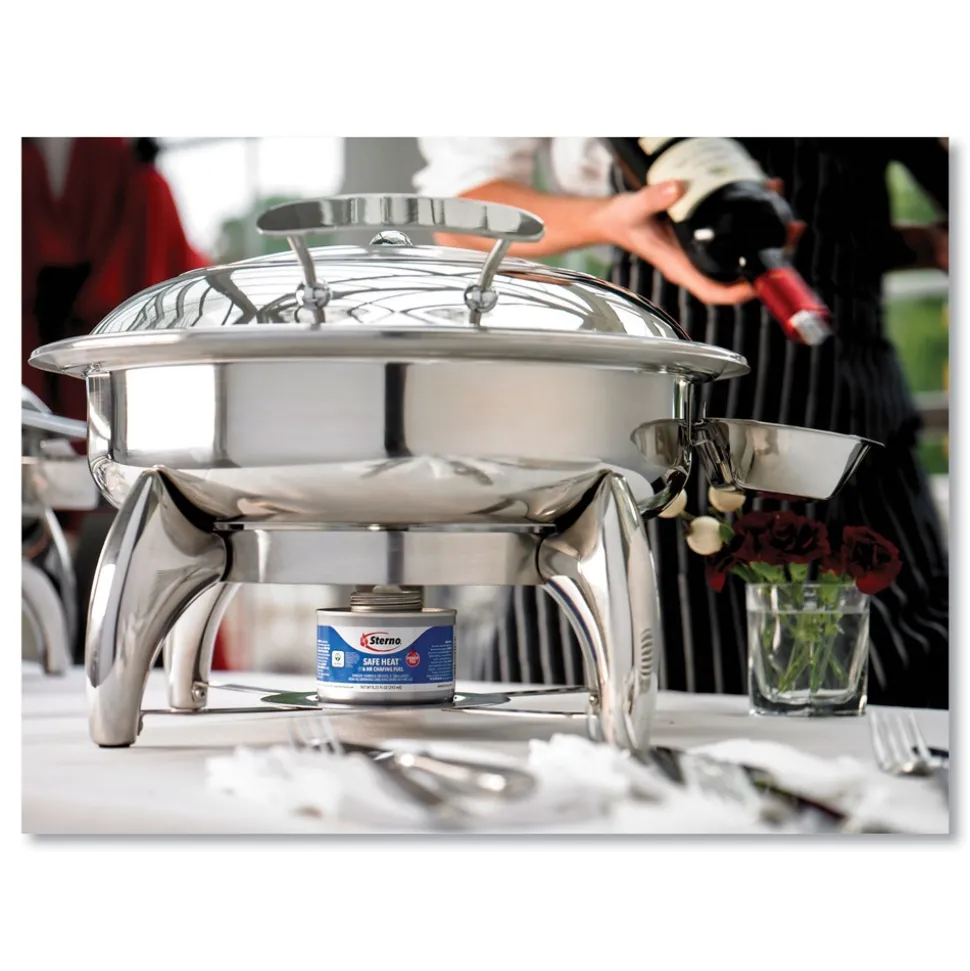 Sterno 6 Hour Burn 7.11 oz Can Methanol Handy Wick Chafing Fuel (24/Carton)
