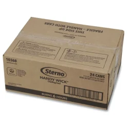 Sterno 6 Hour Burn 7.11 oz Can Methanol Handy Wick Chafing Fuel (24/Carton)