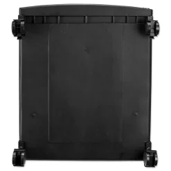 Storex 14.75 in. x 18.25 in. x 26 in. 2 Legal/Letter-Size File Drawers Mobile Filing Cabinet - Black