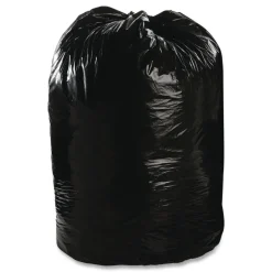Stout by Envision 38 in. x 60 in. 1.5 mil. 60 Gallon Total Recycled Content Plastic Trash Bags - Brown/ Black (100/Carton)
