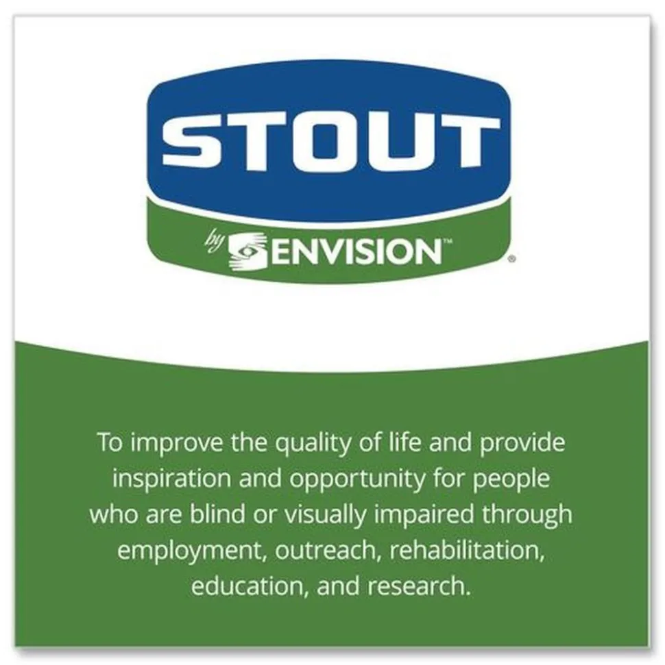 Stout by Envision 33 in. x 40 in. 1.3 mil. 33 Gallon Total Recycled Content Plastic Trash Bags - Brown/ Black (100/Carton)