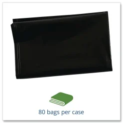 Stout by Envision 33 in. x 45 in. 2 mil. 35 Gallon Insect-Repellent Trash Bags - Black (80/Box)