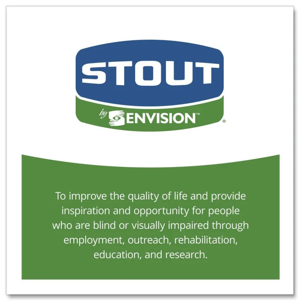 Stout by Envision 33 in. x 45 in. 2 mil. 35 Gallon Insect-Repellent Trash Bags - Black (80/Box)