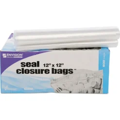 Stout by Envision 2 mil 12 in. x 12 in. Seal Closure Bags - Clear (500/Carton)