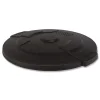 Suncast Commercial Utility Trash Can Lid for 44 gal Trash Can, 24.88-in Diameter x 3-in, Black