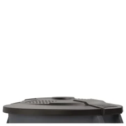 Suncast Commercial Utility Trash Can Lid for 44 gal Trash Can, 24.88-in Diameter x 3-in, Black