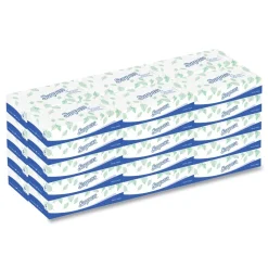 Surpass 21340 2-Ply Flat Box Facial Tissue for Business - White (100 Sheets/Box, 30 Boxes/Carton)