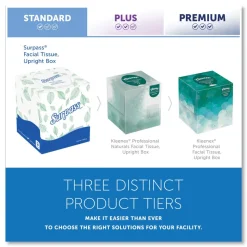 Surpass 2-Ply Pop-Up Box Facial Tissue for Business - White (110/Box, 36 Boxes/Carton)