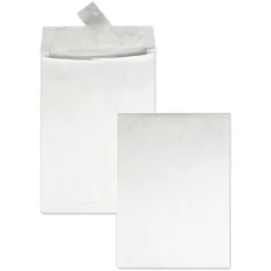 Survivor 10 in. x 13 in. No. 13-1/2 Lightweight 14 lbs. Tyvek Open End Expansion Mailers - White (100/Carton)