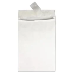 Survivor 10 in. x 13 in. No. 13-1/2 Lightweight 14 lbs. Tyvek Open End Expansion Mailers - White (100/Carton)