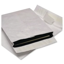 Survivor 10 in. x 13 in. No. 13-1/2 Lightweight 14 lbs. Tyvek Open End Expansion Mailers - White (100/Carton)