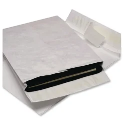 Survivor 12 in. x 16 in. No. 15-1/2 Lightweight 14 lbs. Tyvek Open End Expansion Mailers - White (100/Carton)