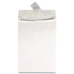 Survivor Tyvek 10 x 13 18 lb. Heavyweight Square Flap Open End Expansion Mailers - White (100/Carton)