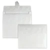 Survivor Tyvek 10 x 13 18 lb. Heavyweight Square Flap Open End Expansion Mailers - White (100/Carton)
