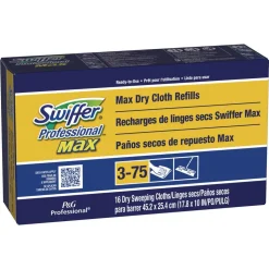 Swiffer 17 7/8 X 10 Refill Cloths - White (16/Box, 6 Boxes/Carton)