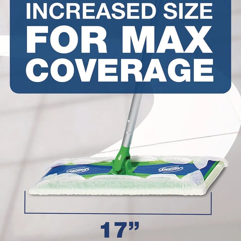 Swiffer 17 7/8 X 10 Refill Cloths - White (16/Box, 6 Boxes/Carton)