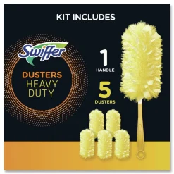 Swiffer 6 in. Handle Heavy Duty Dusters Starter Kit with Two Disposable Dusters (1-Kit)