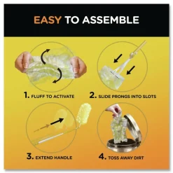 Swiffer 6 in. Handle Heavy Duty Dusters Starter Kit with Two Disposable Dusters (1-Kit)
