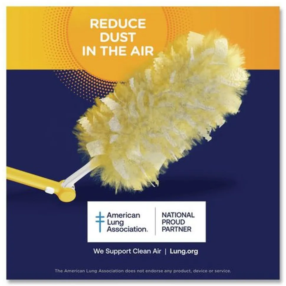 Swiffer 6 in. Handle Heavy Duty Dusters Starter Kit with Two Disposable Dusters (4/Carton)