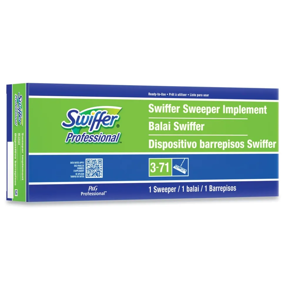 Swiffer 46 in. Sweeper Mop - Green/Silver/White (3/Carton)