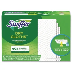 Swiffer 10.4 in. x 8 in. Dry Refill Cloths - White (156/Carton)