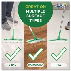 Swiffer 10.4 in. x 8 in. Dry Refill Cloths - White (156/Carton)