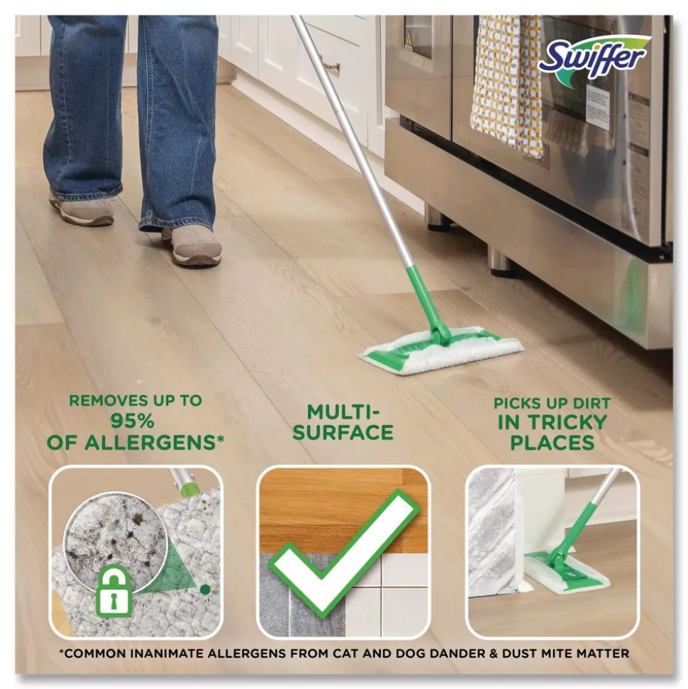 Swiffer 10.4 in. x 8 in. Dry Refill Cloths - White (156/Carton)