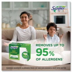 Swiffer 10.4 in. x 8 in. Dry Refill Cloths - White (156/Carton)