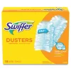 Swiffer 2 in. x 6 in. Dust Lock Fiber Refill Dusters - Light Blue (72/Carton)