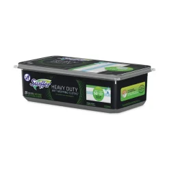 Swiffer 10 in. x 8 in. Heavy-Duty Wet Refill Cloths - Open Window Fresh (120/Carton)