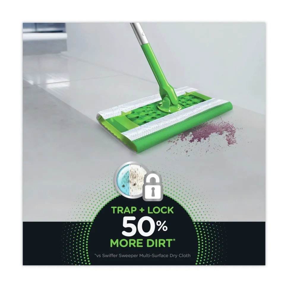 Swiffer 10 in. x 8 in. Heavy-Duty Wet Refill Cloths - Open Window Fresh (120/Carton)