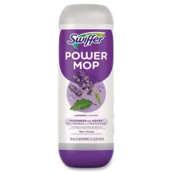 Swiffer 25.3 oz PowerMop Cleaning Solution and Pads Refill Pack - Lavender (4/Carton)