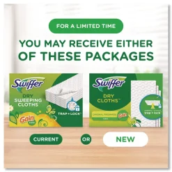 Swiffer 8 x 10.4 Dry Refill Cloths - White (4/Carton)