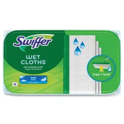 Swiffer 8 x 10 Wet Refill Cloths - Fresh Scent/White (6/Carton)