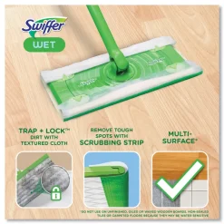 Swiffer 8 x 10 Wet Refill Cloths - Fresh Scent/White (6/Carton)