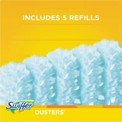 Swiffer Dust Lock Fiber 6 in. Handle Dusters Starter Kit - Blue/Yellow (1-Kit)