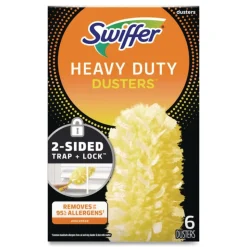 Swiffer Dust Lock Fiber Heavy Duty Dusters Refill - Yellow (24/Carton)