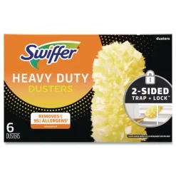 Swiffer Dust Lock Fiber Heavy Duty Dusters Refill - Yellow (24/Carton)