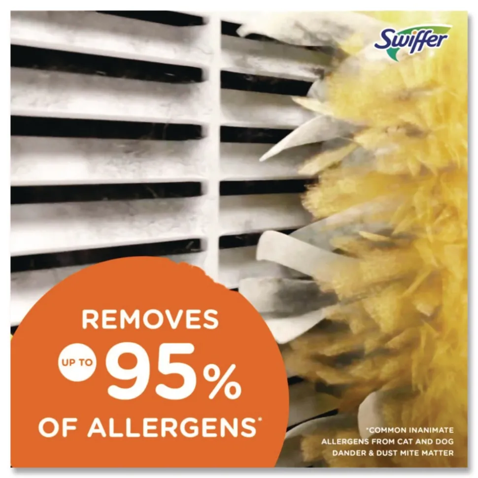 Swiffer Dust Lock Fiber Heavy Duty Dusters Refill - Yellow (24/Carton)