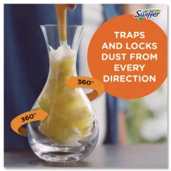 Swiffer Dust Lock Fiber Heavy Duty Dusters Refill - Yellow (24/Carton)