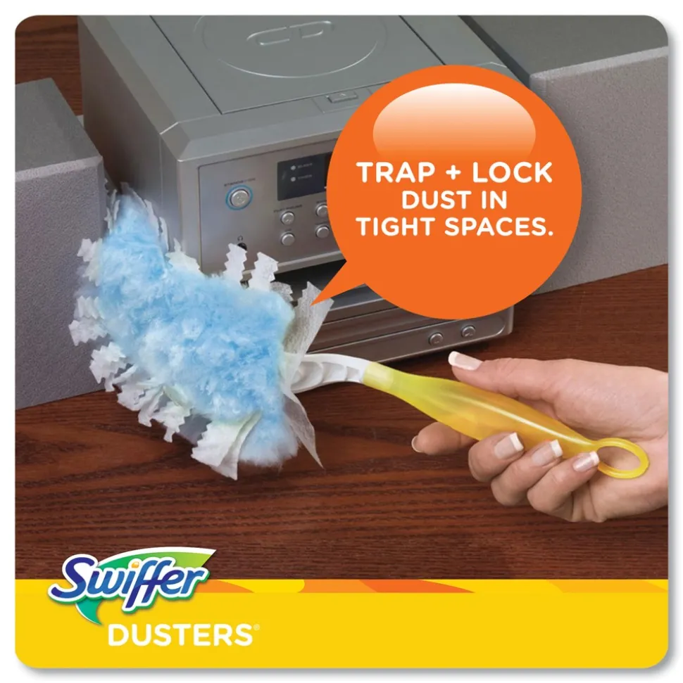 Swiffer Dust Lock Fiber Refill Dusters - Light Blue, Unscented (10/Box)