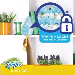 Swiffer Dust Lock Fiber Refill Dusters - Light Blue, Unscented (10/Box)