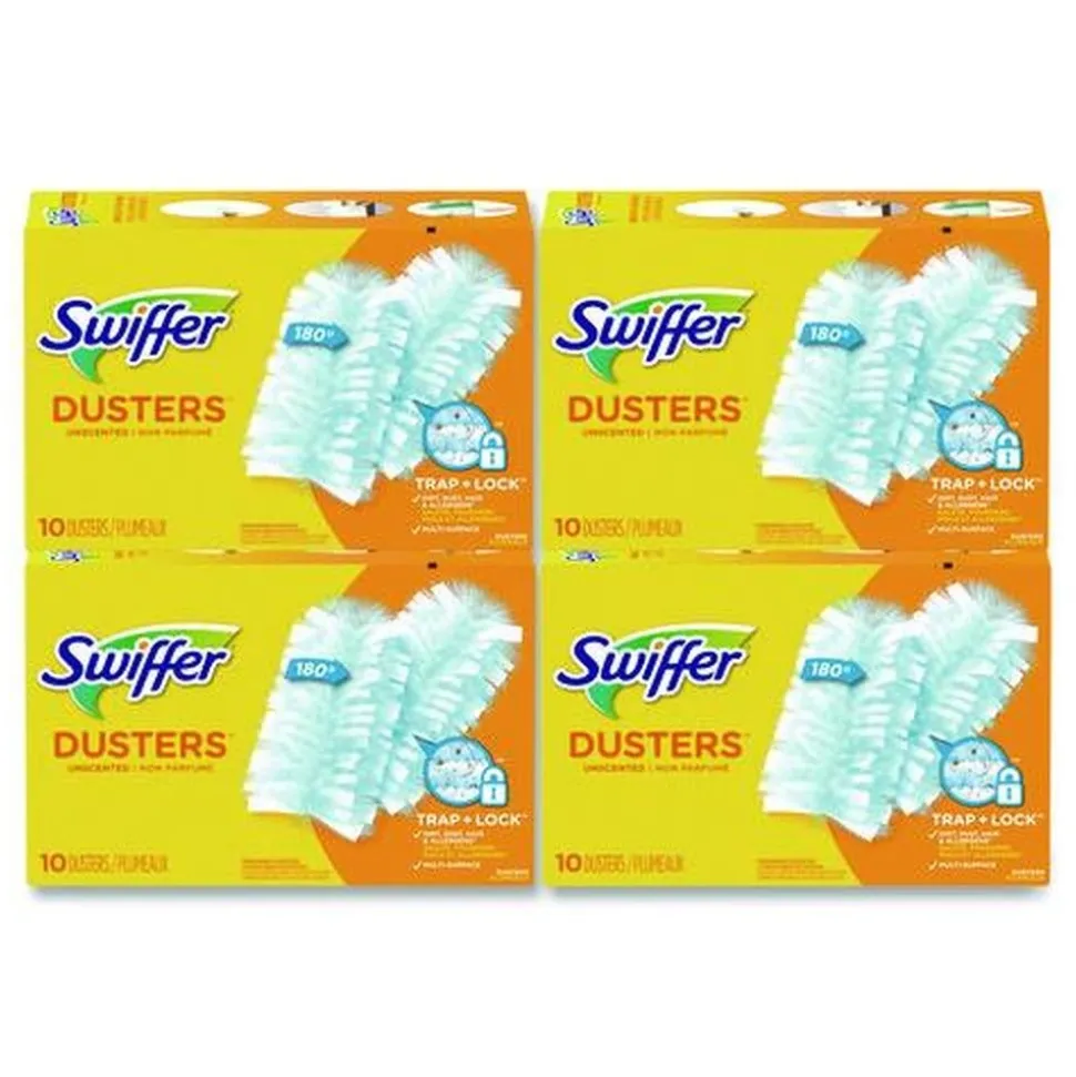 Swiffer Dusters Unscented Cleaner Refills - Light Blue (4/Carton)