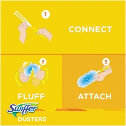 Swiffer Dusters Unscented Cleaner Refills - Light Blue (4/Carton)