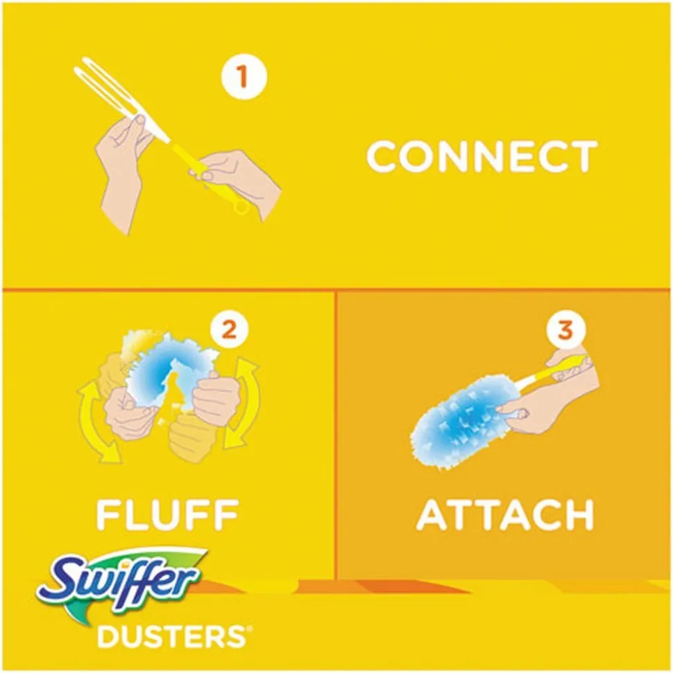 Swiffer Dusters Unscented Cleaner Refills - Light Blue (4/Carton)
