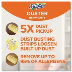 Swiffer Heavy Duty 1 Handle with 12 Duster Refills Starter Kit (1 Kit/Carton)