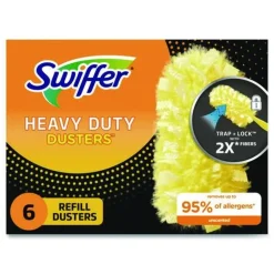 Swiffer Heavy Duty Dust Lock Fiber Dusters Refill (6/Box)