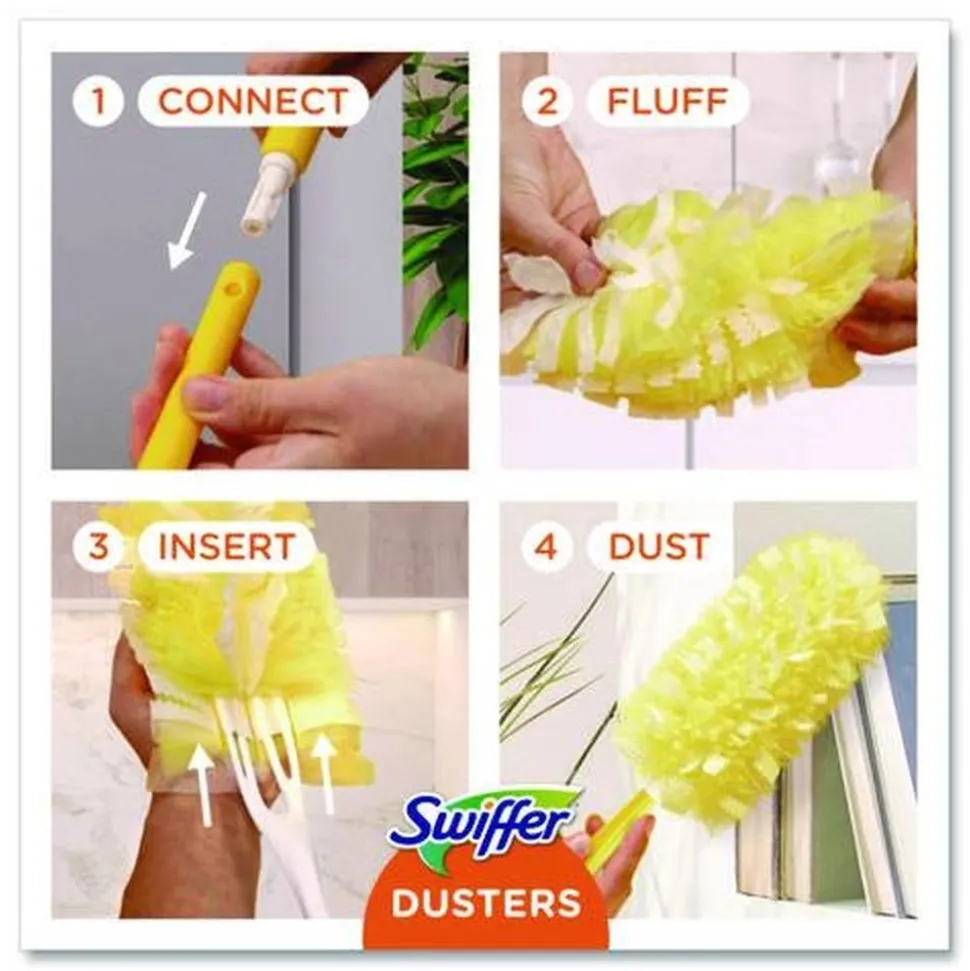 Swiffer Heavy Duty Dust Lock Fiber Dusters Refill (6/Box)